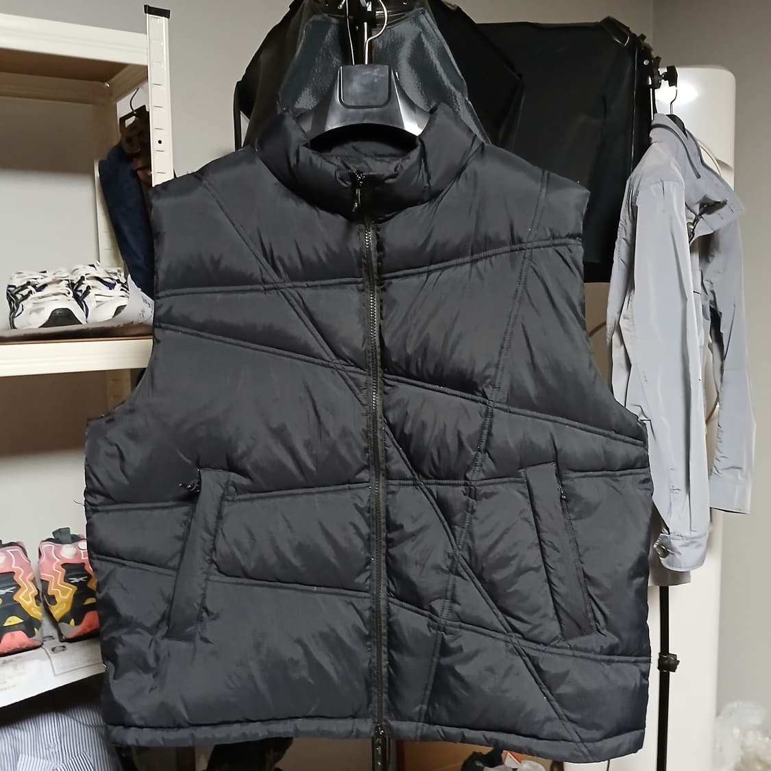 노메뉴얼 패딩 조끼 오버핏 다운 자켓 상품이미지1