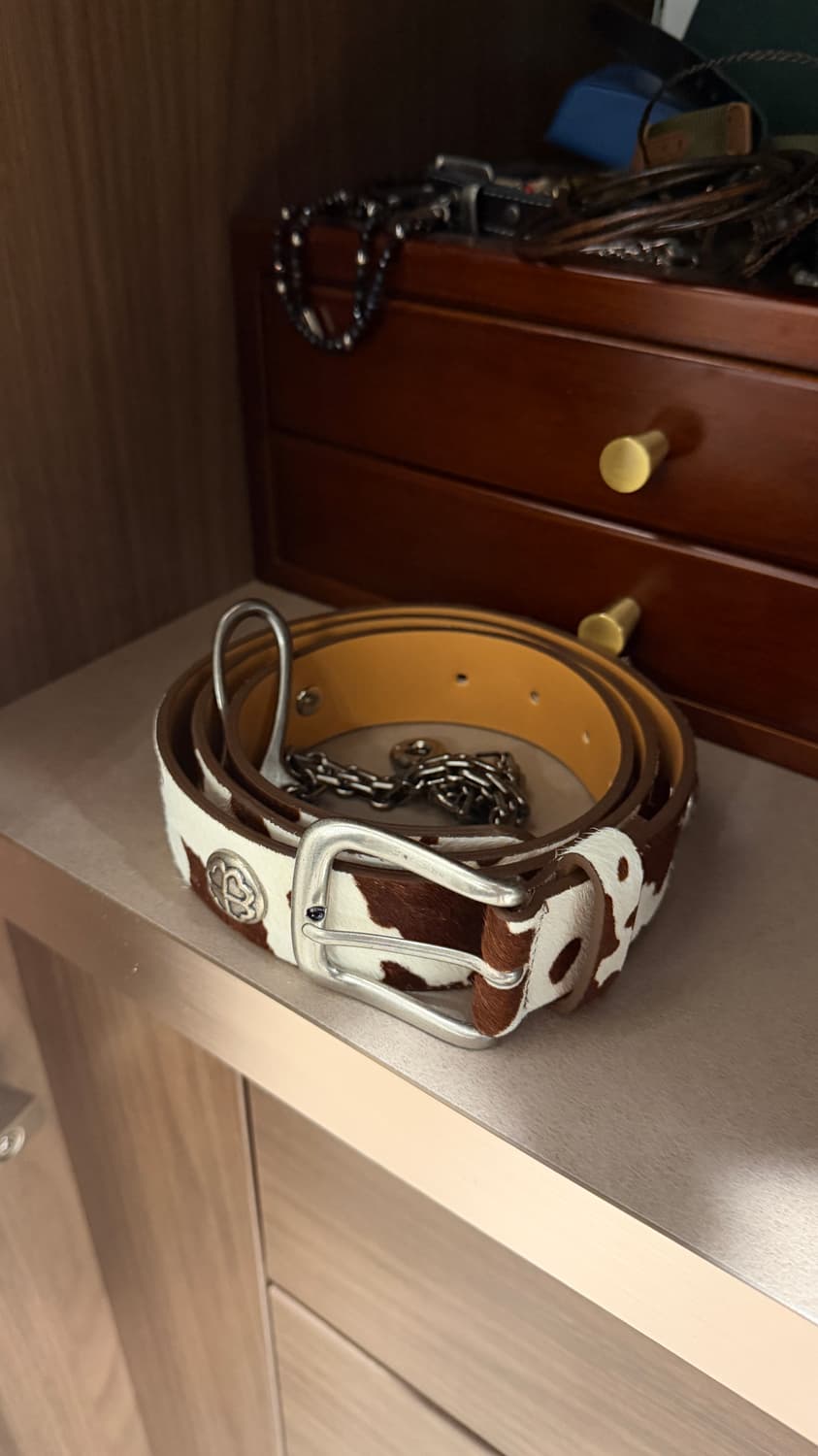 히든비하인드 송치 가죽벨트  상품이미지2