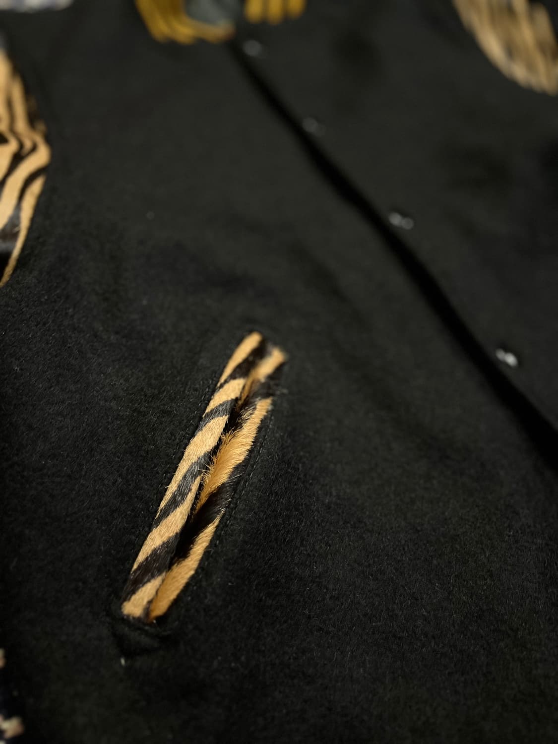 네펜데스 레오파드 울 봄버자켓 상품이미지4