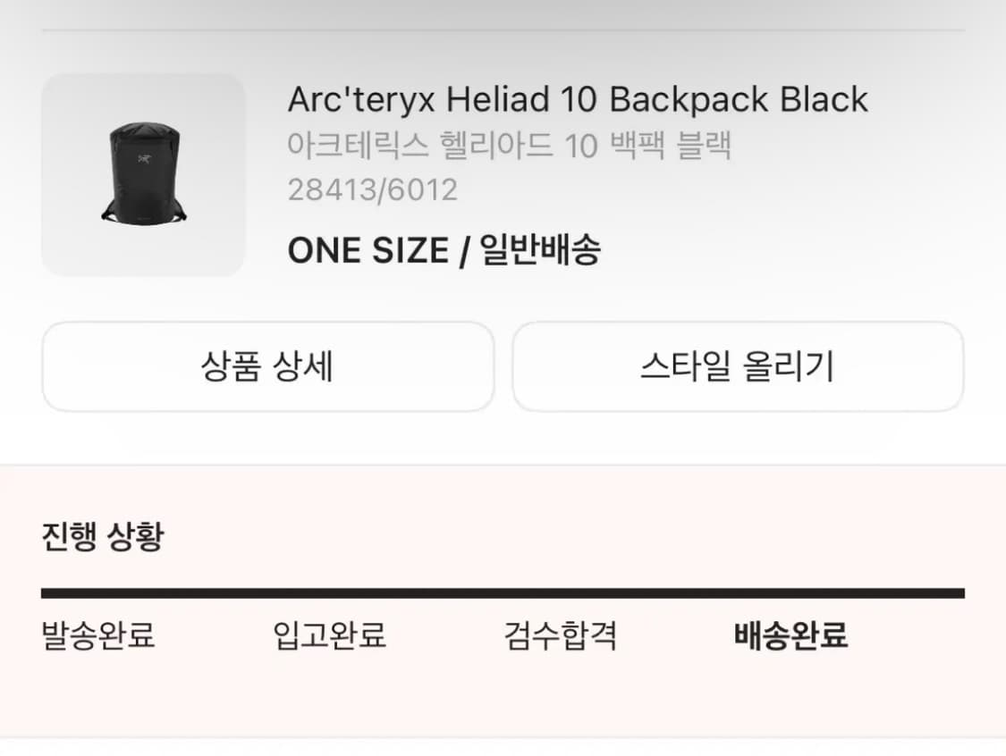 아크테릭스 헬리아드10 백팩 팔아요! 상품이미지4