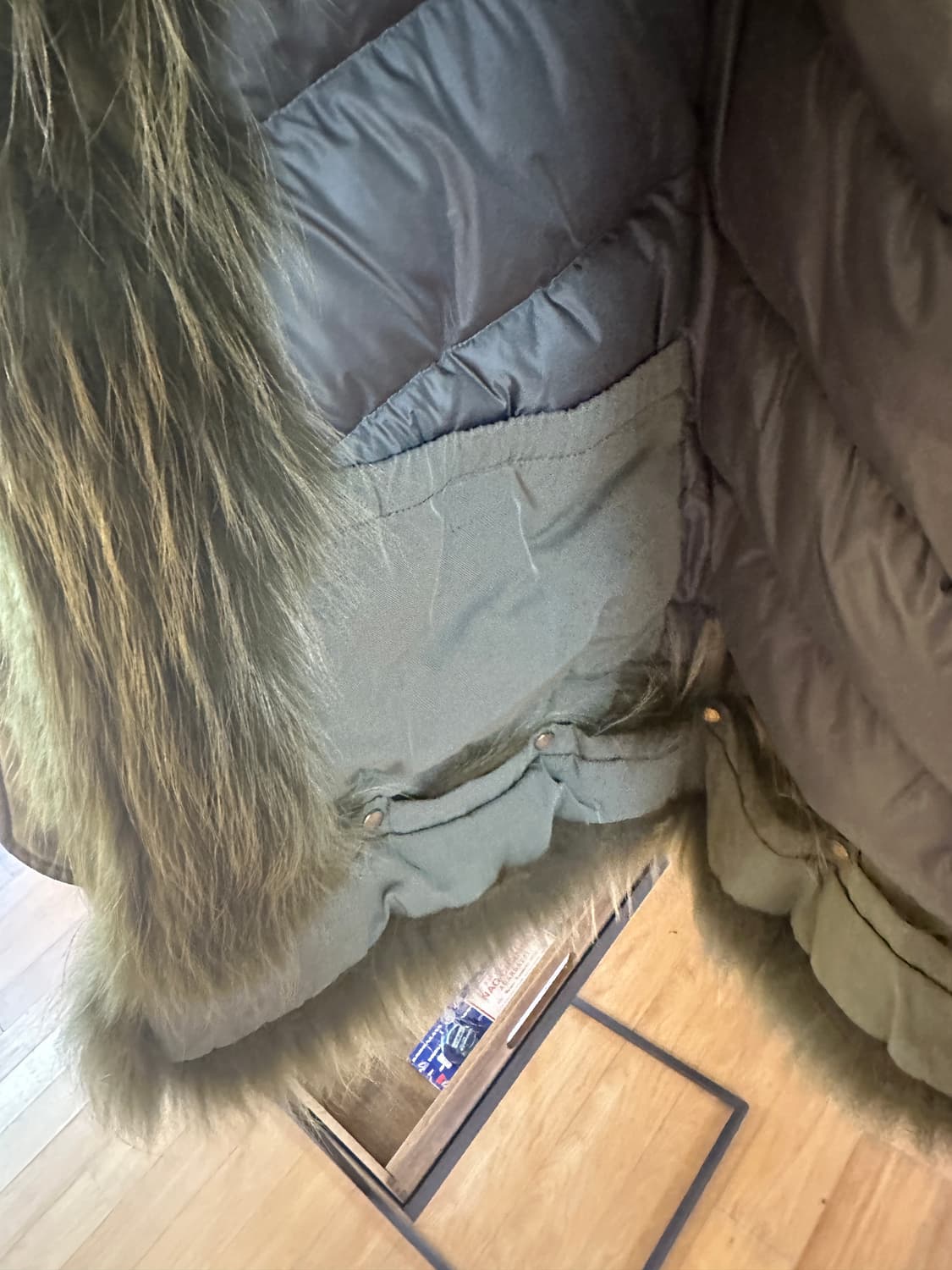 Sisley 폭스 퍼 다운 점퍼 (55) 상품이미지6