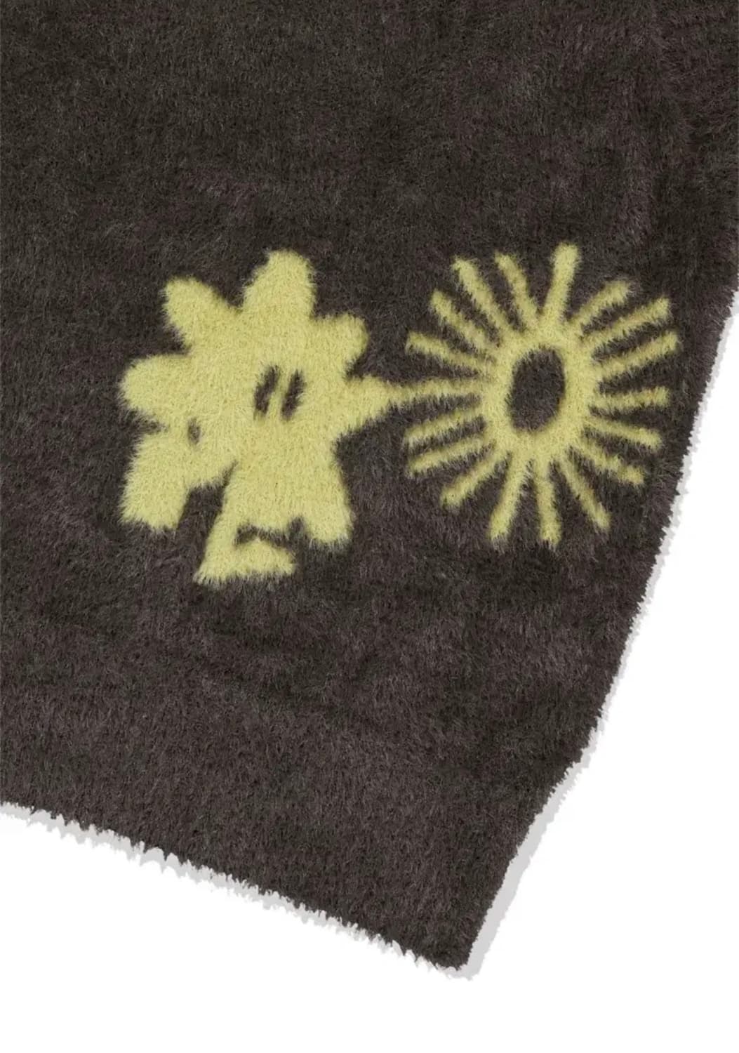 썬러브 샤기 니트 베스트 브라운  상품이미지2