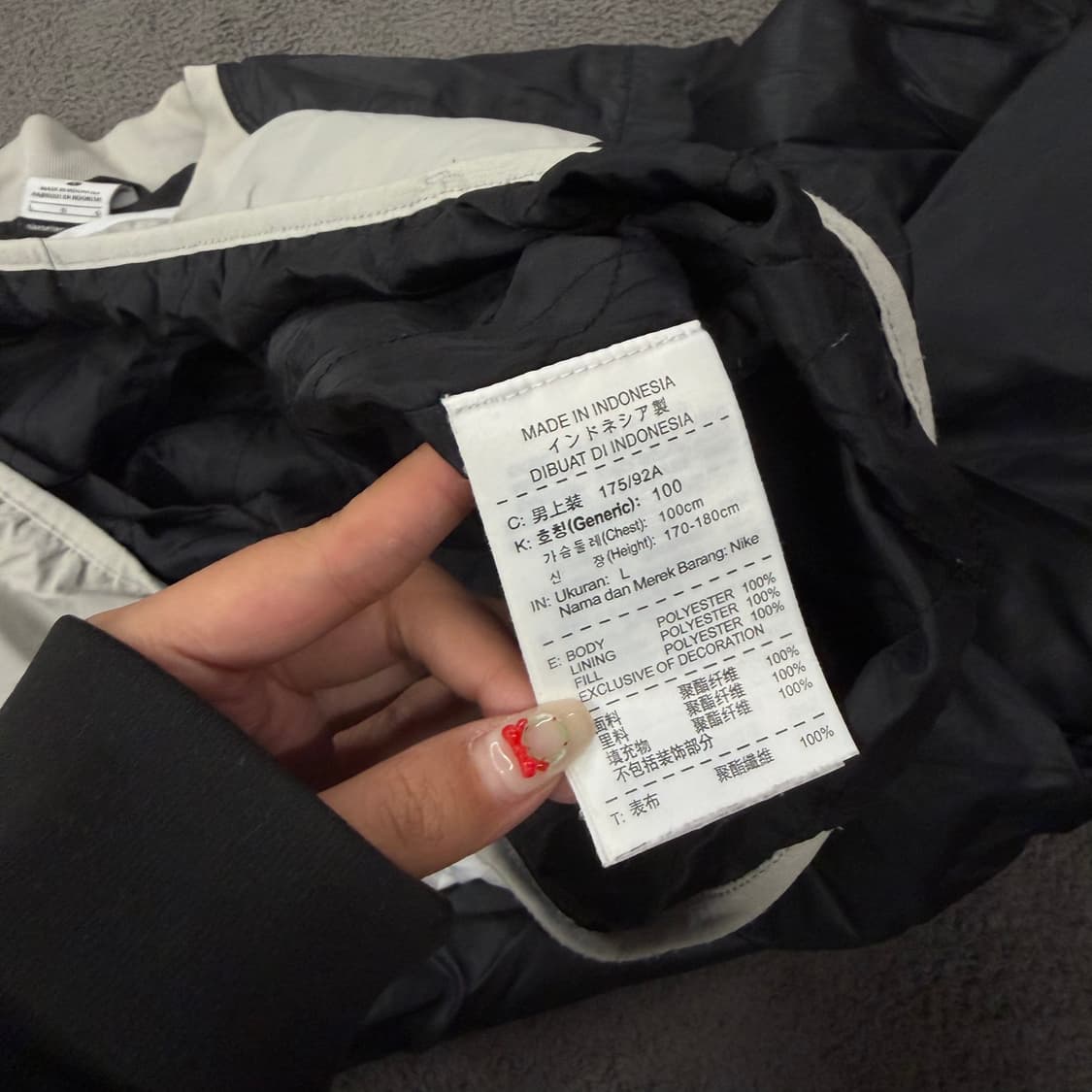 [ 정품/L ] 나이키 스우시 올드스쿨 바람막이 웜업 상품이미지6