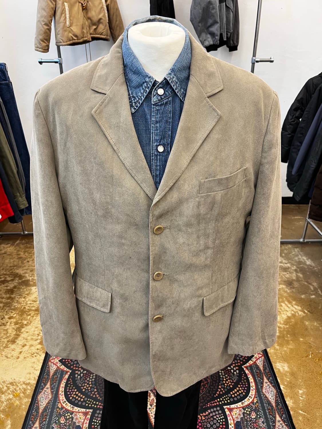 라코스테 코듀로이 블레이저 자켓 상품이미지2