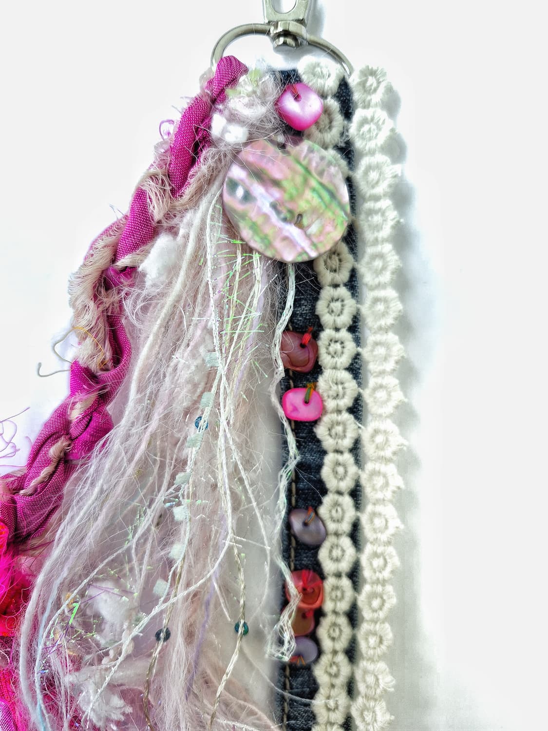 [키링] Motherofpearl Magenta keychain 상품이미지2
