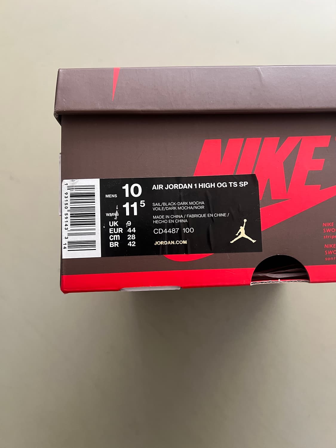 스캇 조던 1 모카 상품이미지2