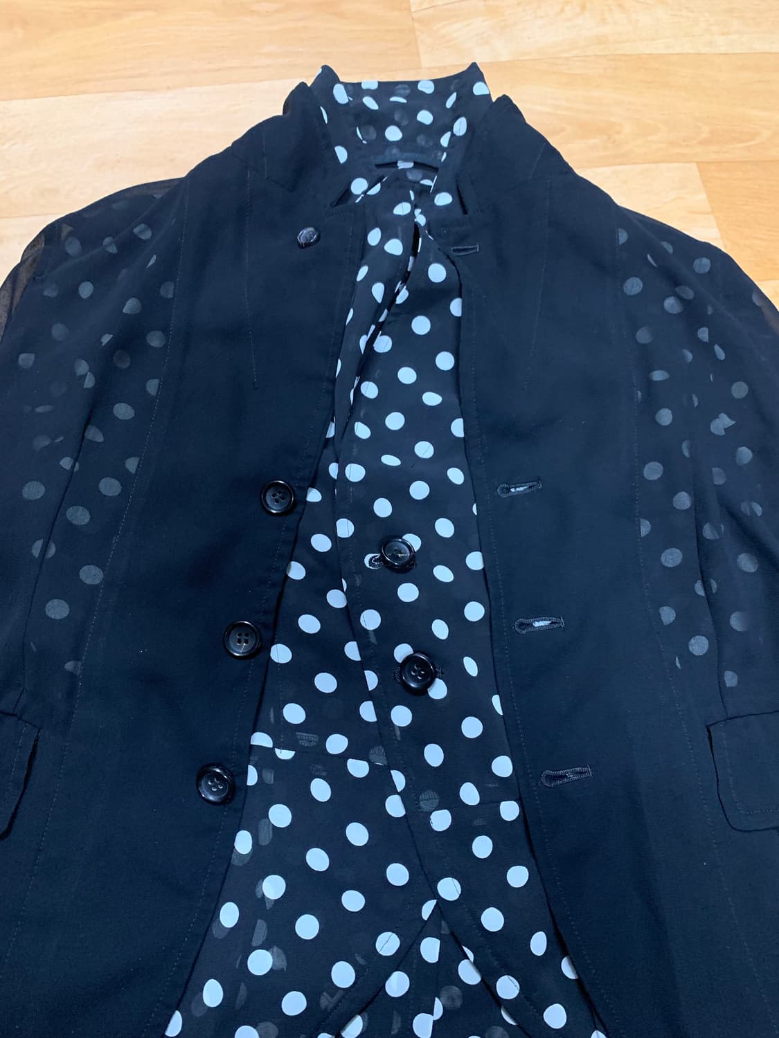 BLACK by CDG 2010/AW 레이어드 재킷(S 사이즈) 상품이미지6