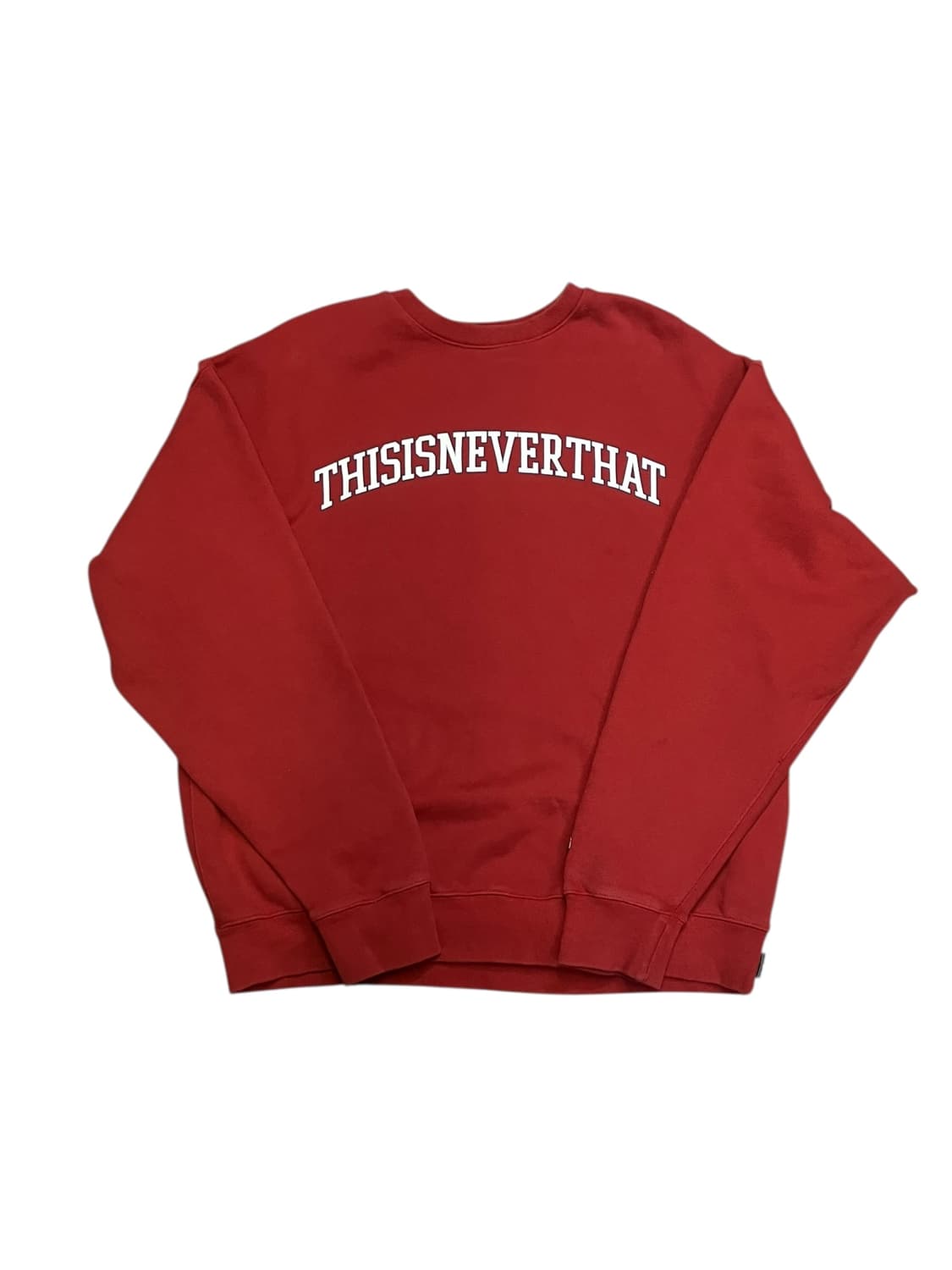 디스이즈네버댓 맨투맨 레드 XL   #csz1796  상품이미지3