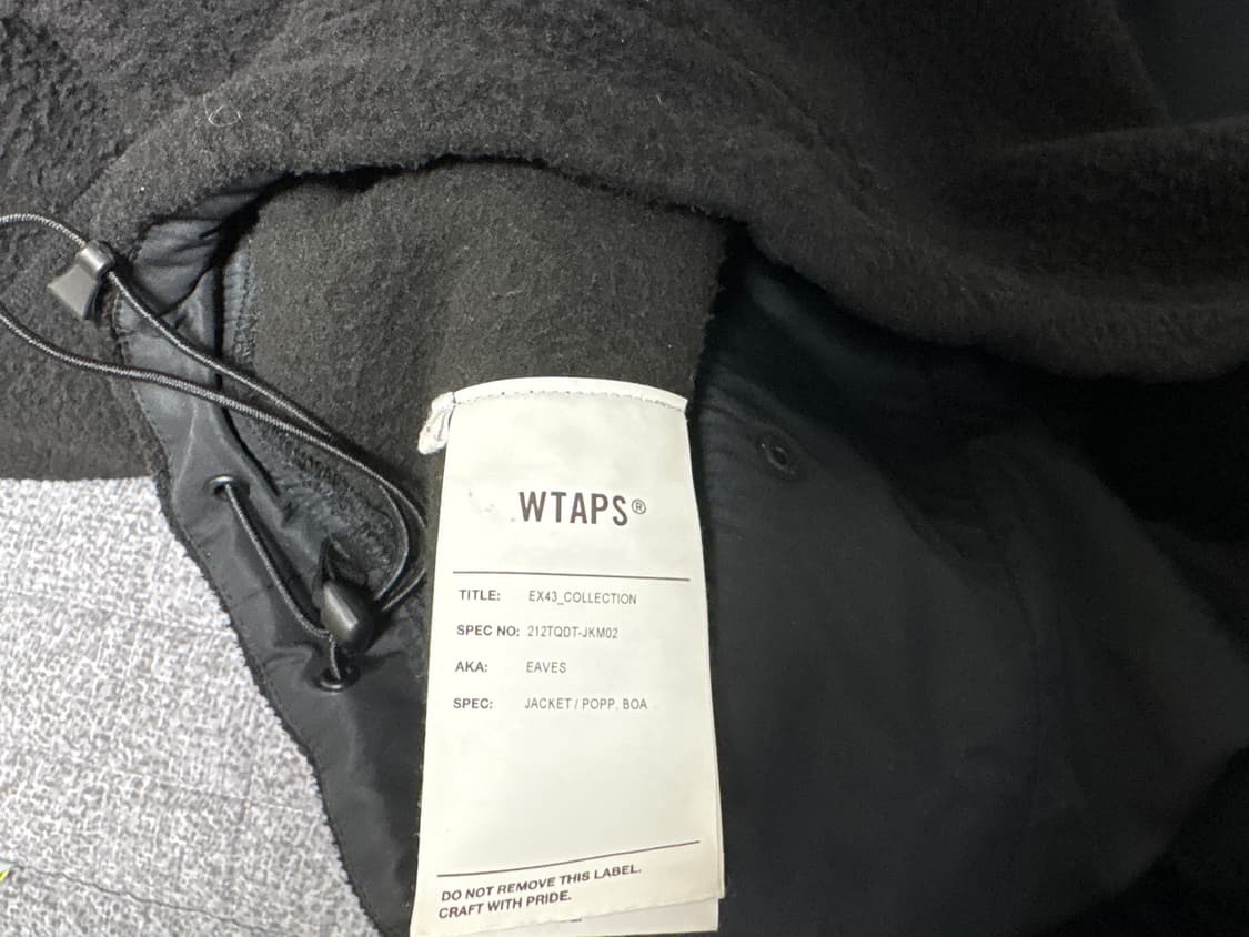 더블탭스 플리스 자켓 2 사이즈 상품이미지8