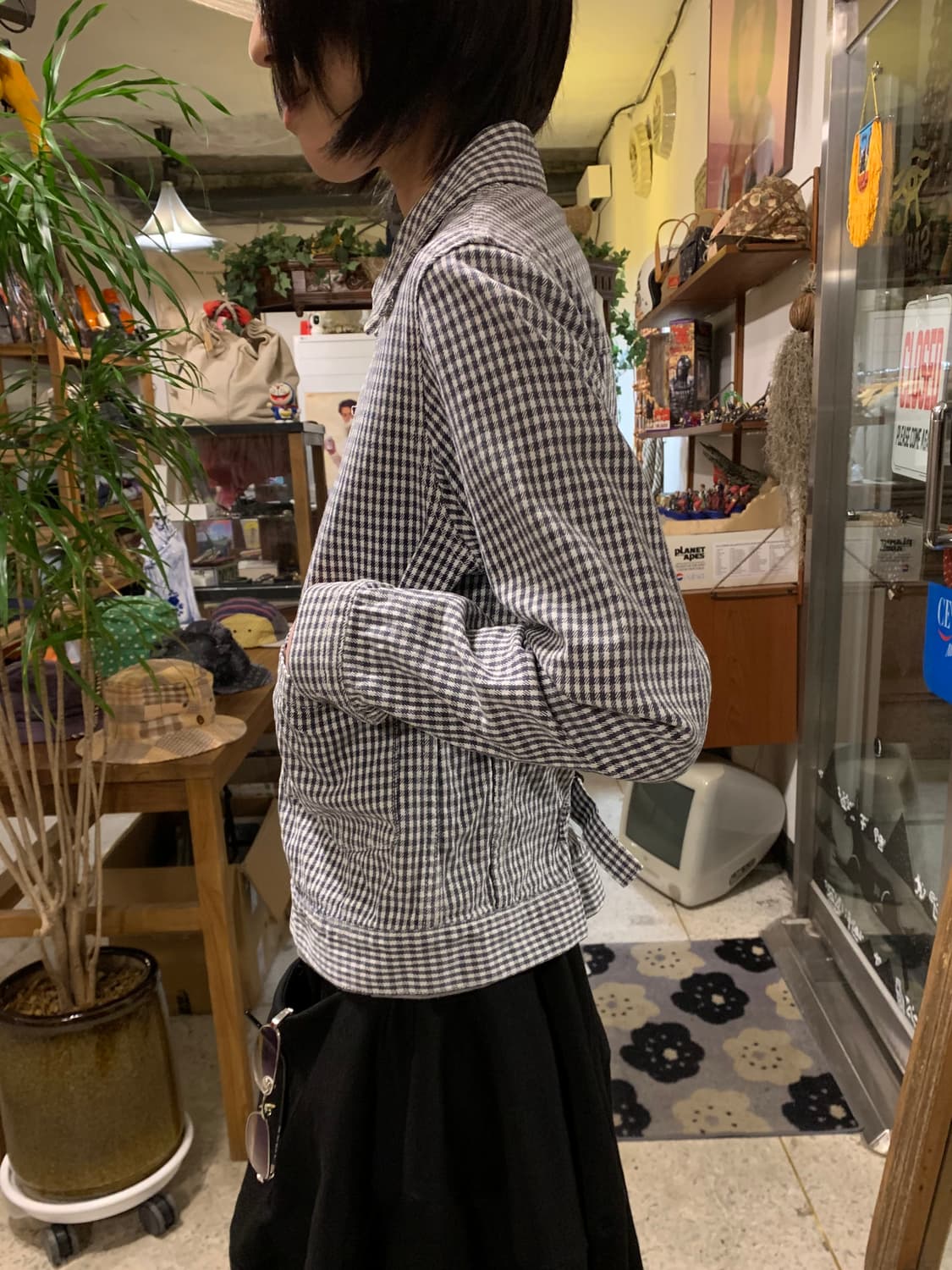 빔즈보이 깅엄체크 자켓 상품이미지2