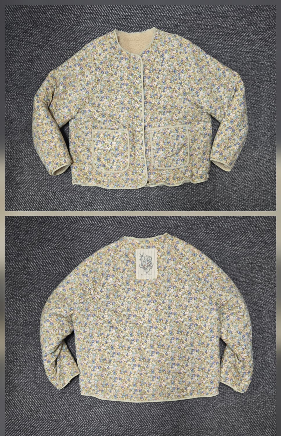 써스데이아일랜드 양면 뽀글이 플리스 자켓 상품이미지2