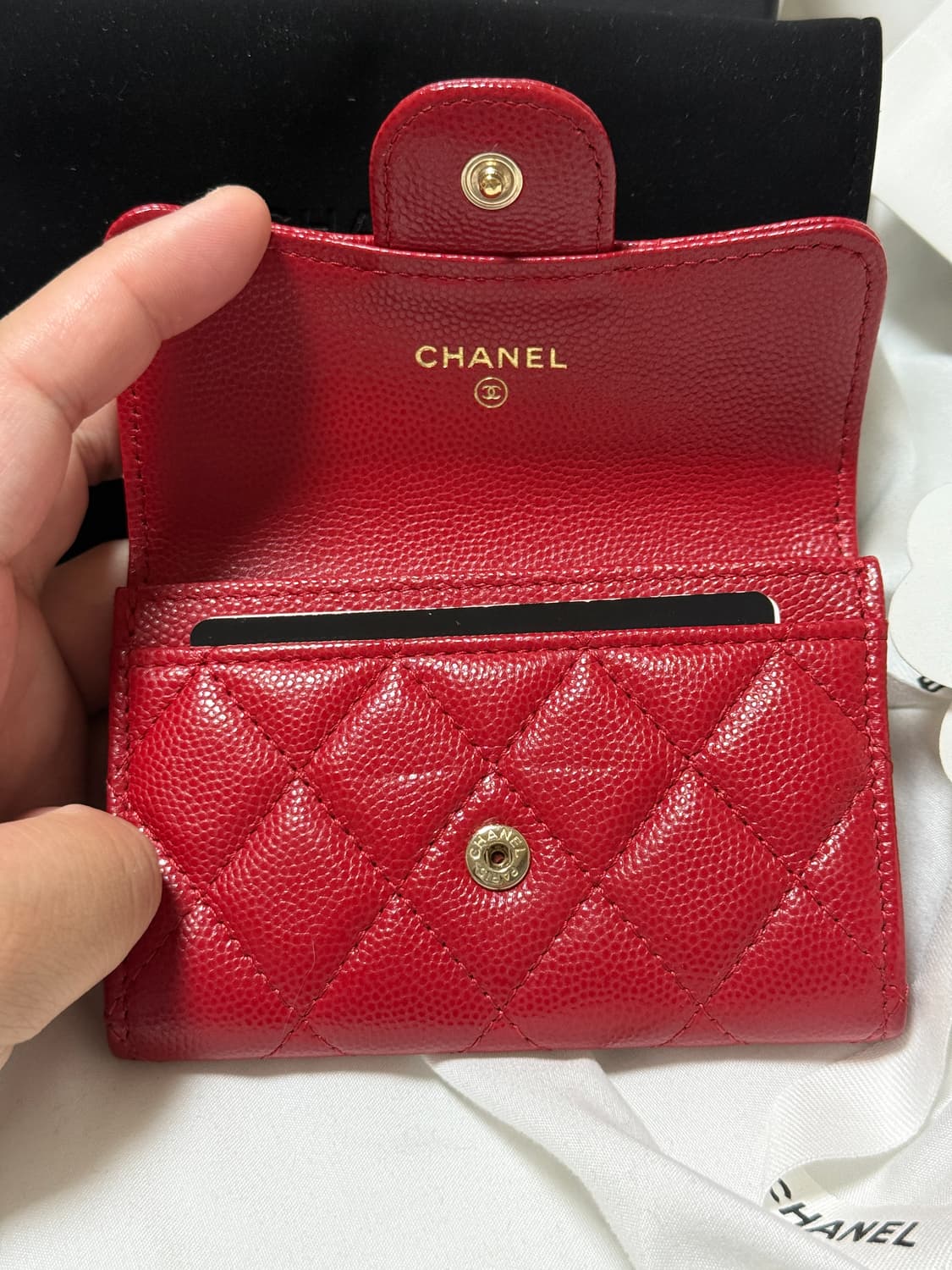 샤넬클래식똑딱이지갑 상품이미지4