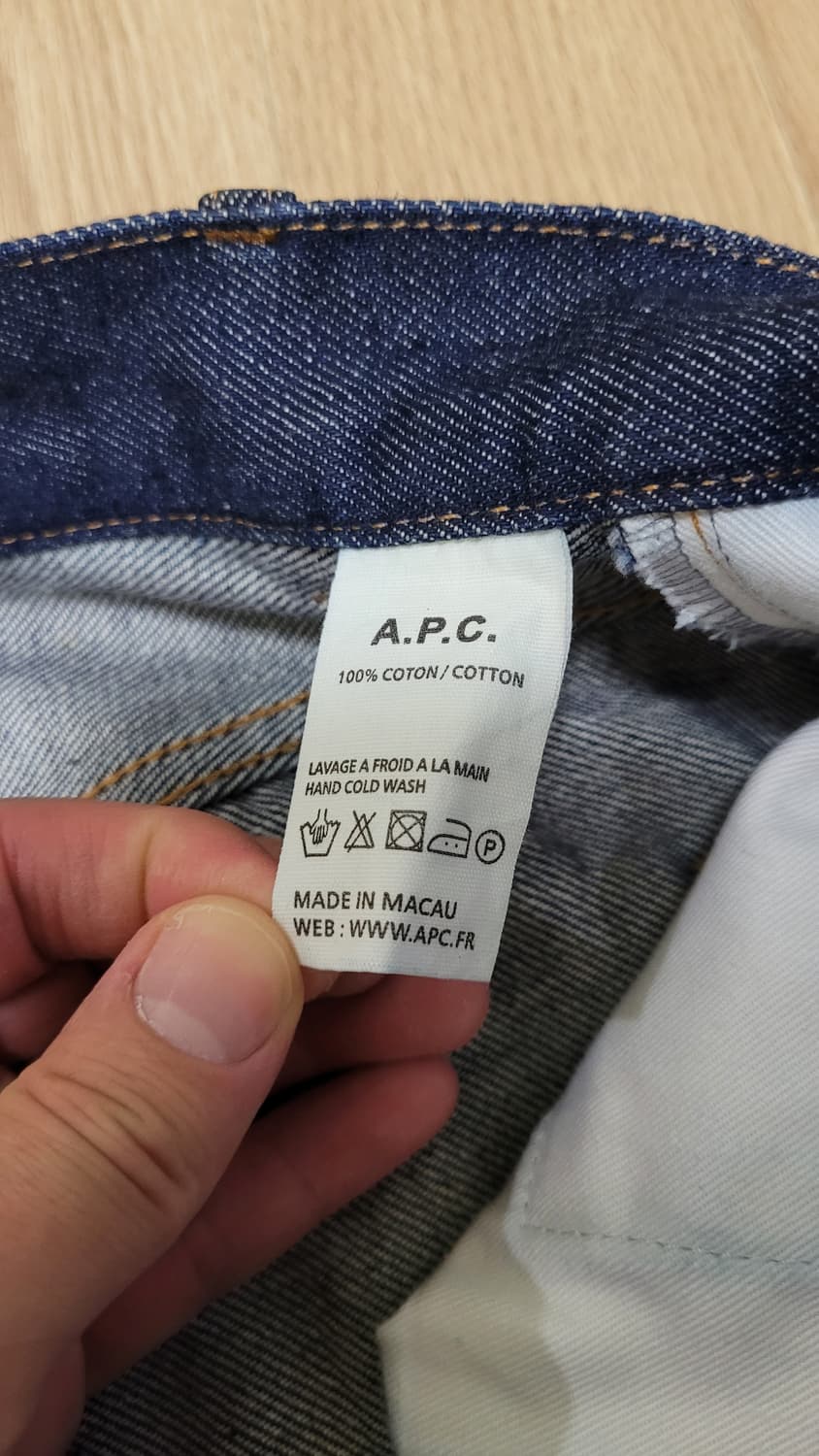 A.P.C. 레스큐 셀비지 생지 데님진 상품이미지5