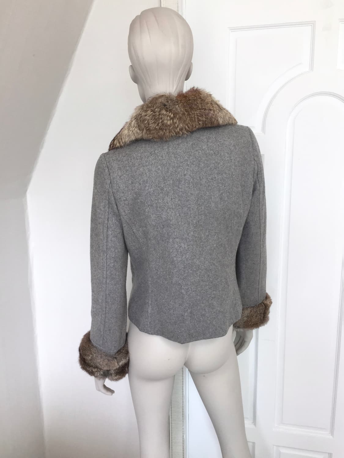 Japanese   Rabbitfur  Double button JK 상품이미지8