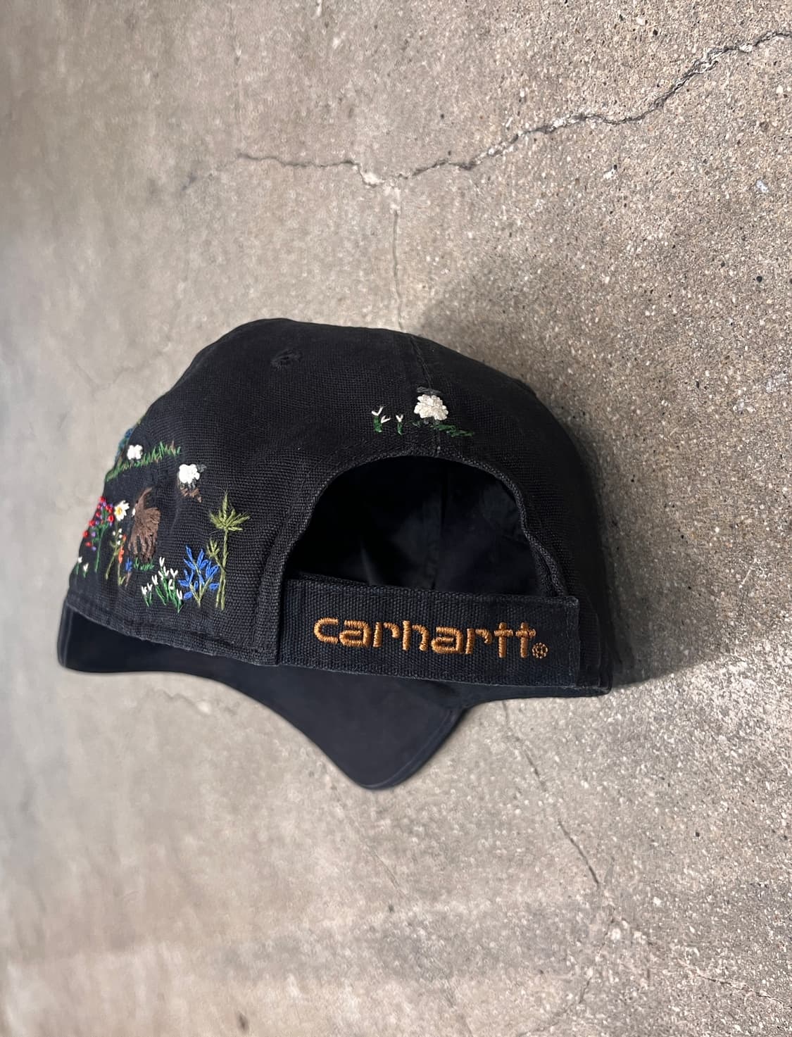 칼하트 볼캡 블랙 (Handmade) 상품이미지5