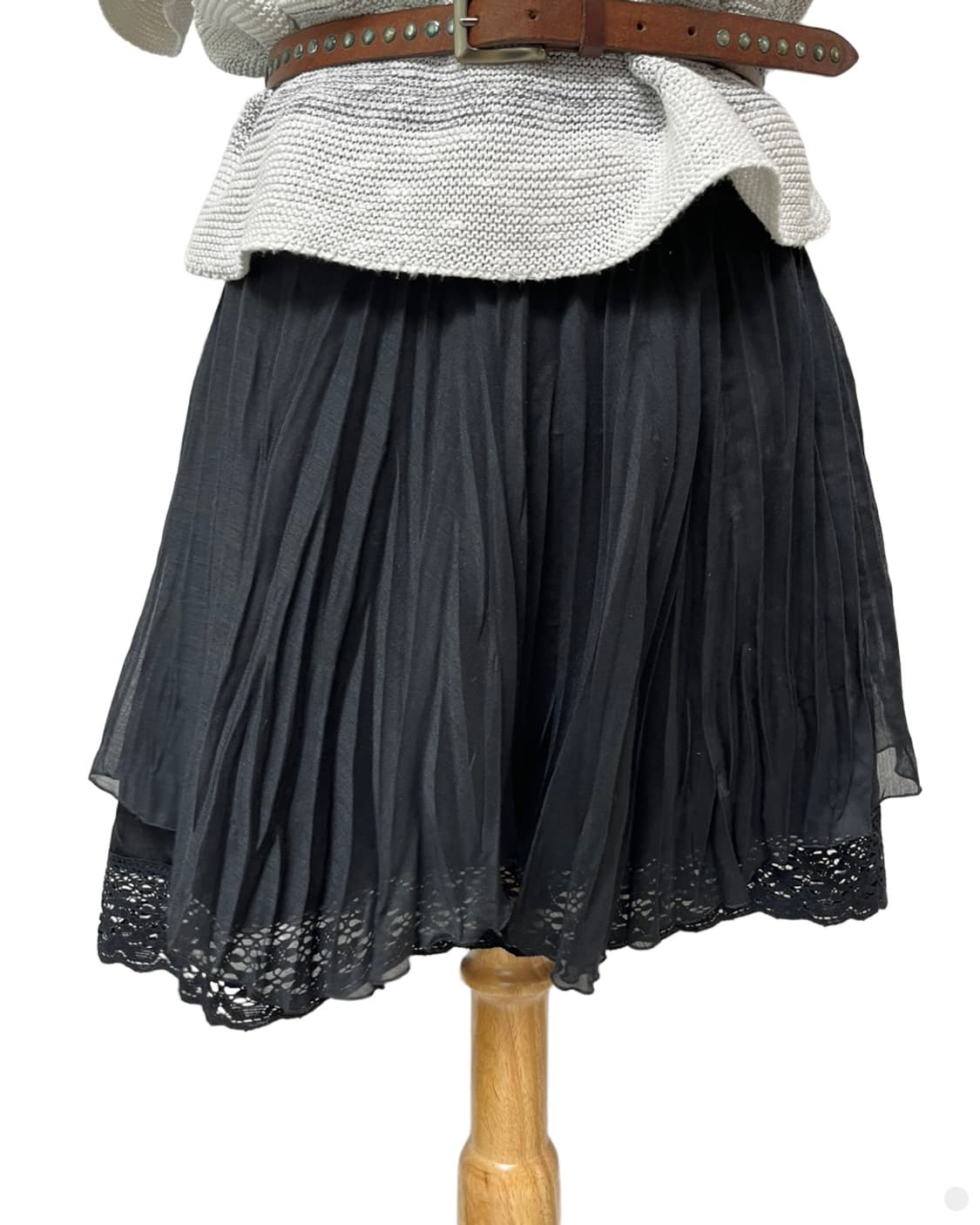 Black lace cancan skirt 상품이미지3