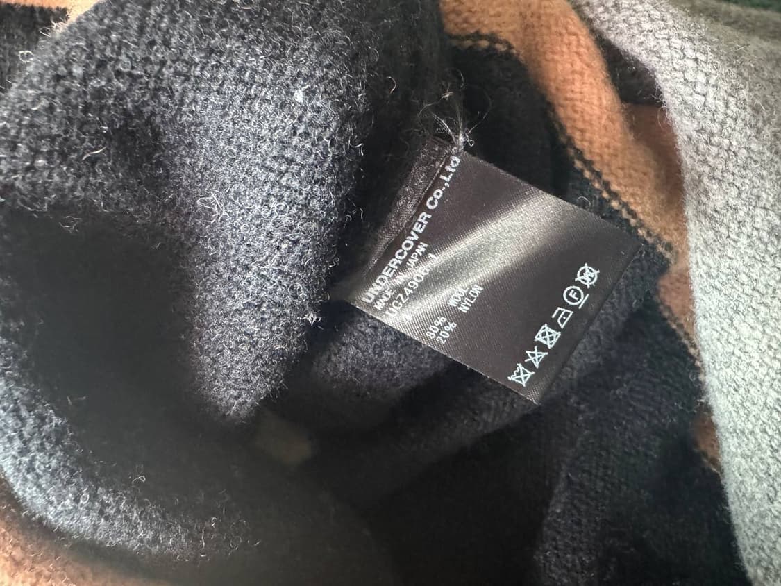 언더커버 20AW 스트라이프 울 니트 스웨터 상품이미지4