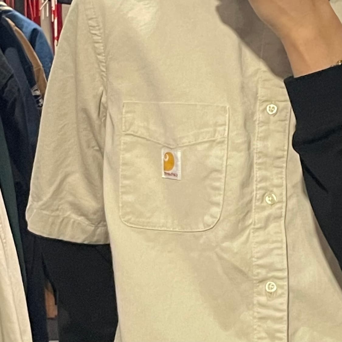 [IM] carhartt 칼하트 코토리베이지 반팔셔츠 상품이미지6