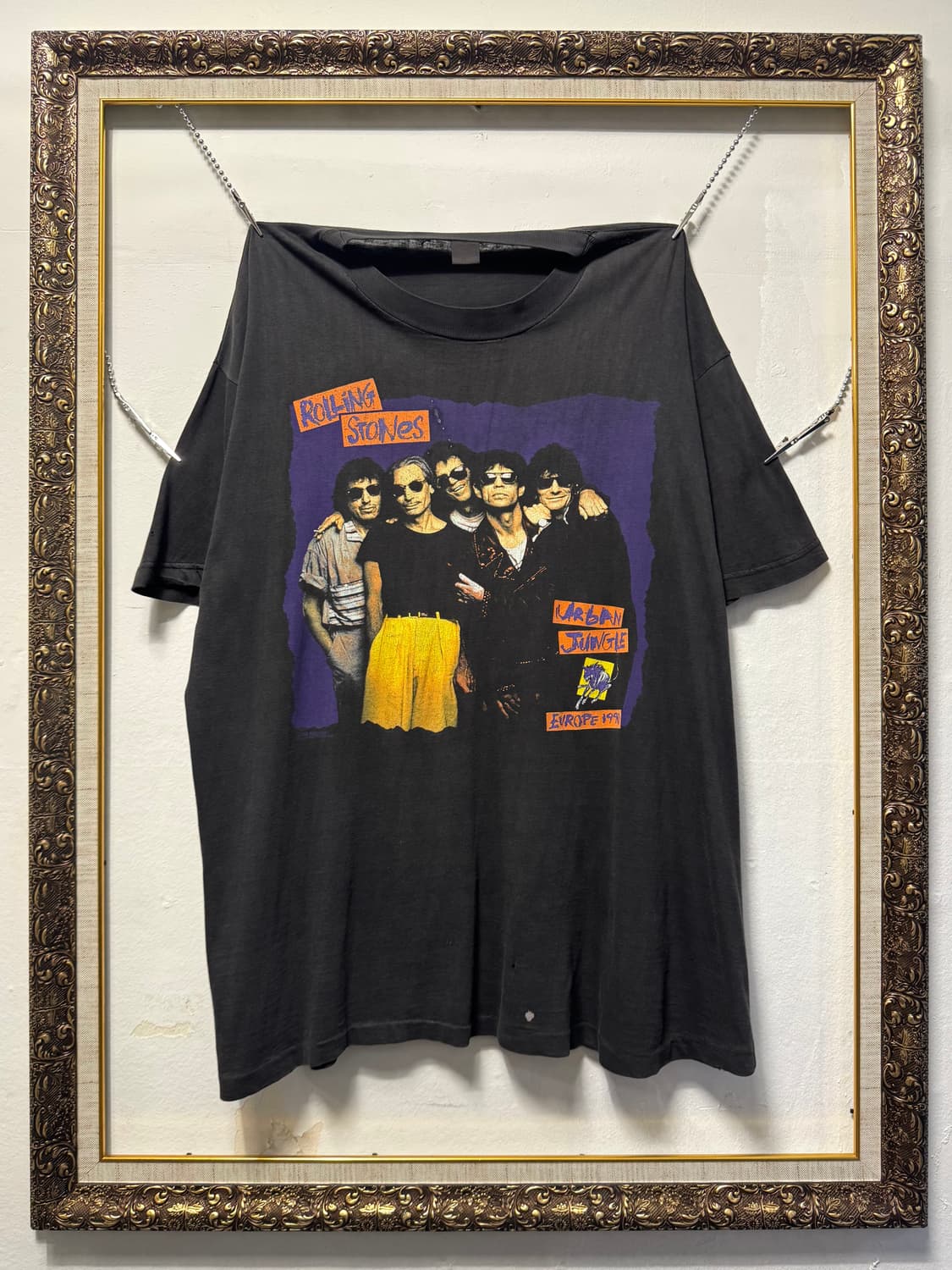 빈티지 90s 롤링스톤즈 유로 투어 밴드 티셔츠 상품이미지1