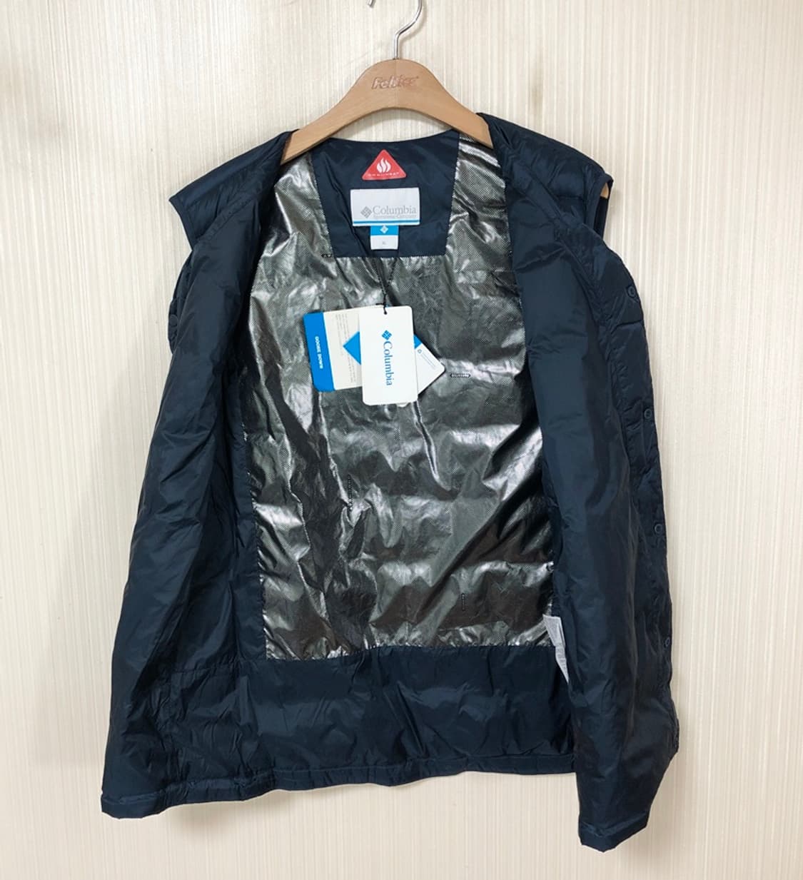 컬럼비아(Columbia) 옴니히트 구스다운 패딩베스트 XL(105) 상품이미지7