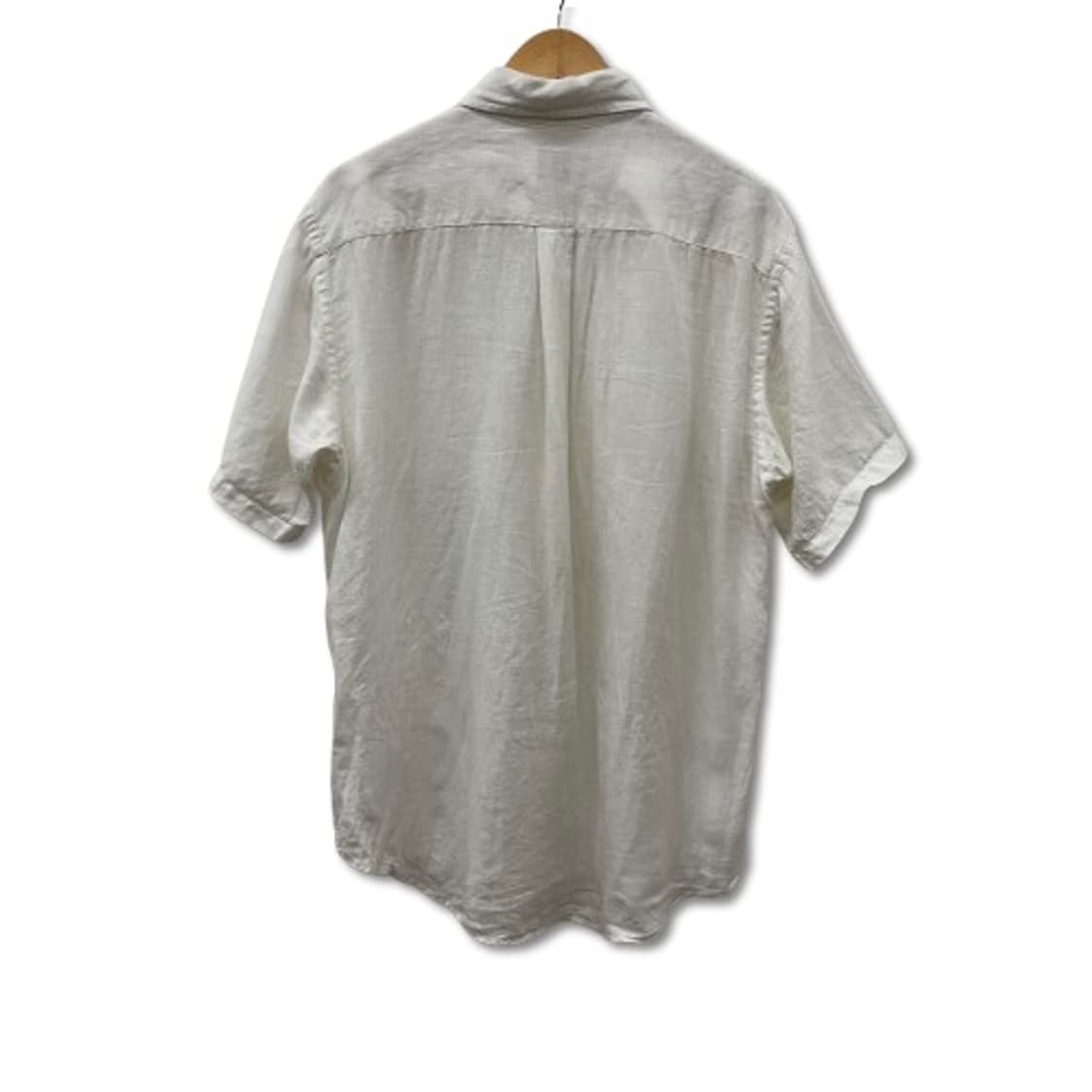 브룩스 브라더스 화이트 리넨 반팔 셔츠 상품이미지2