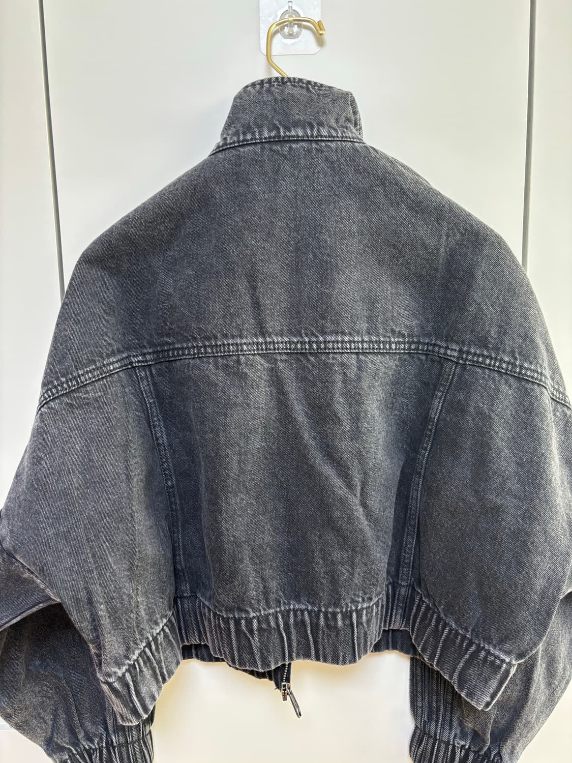 아디다스 블랙 데님 트랙 자켓 상품이미지4