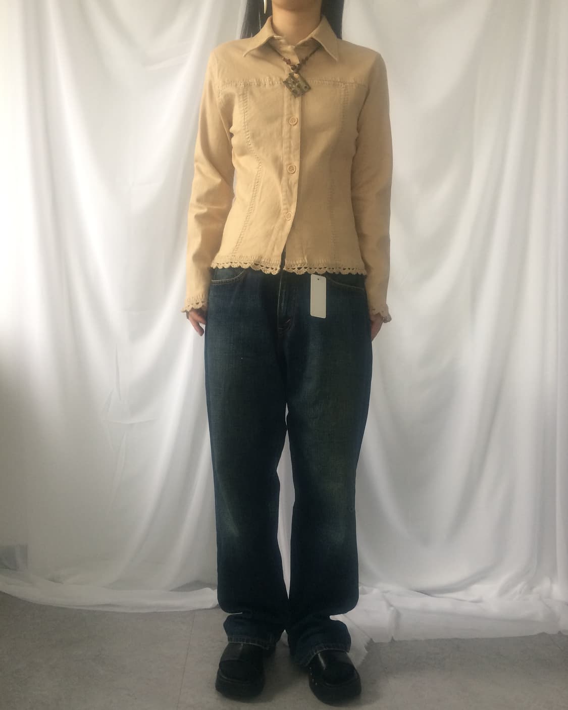Crochet stitch point jacket 상품이미지7