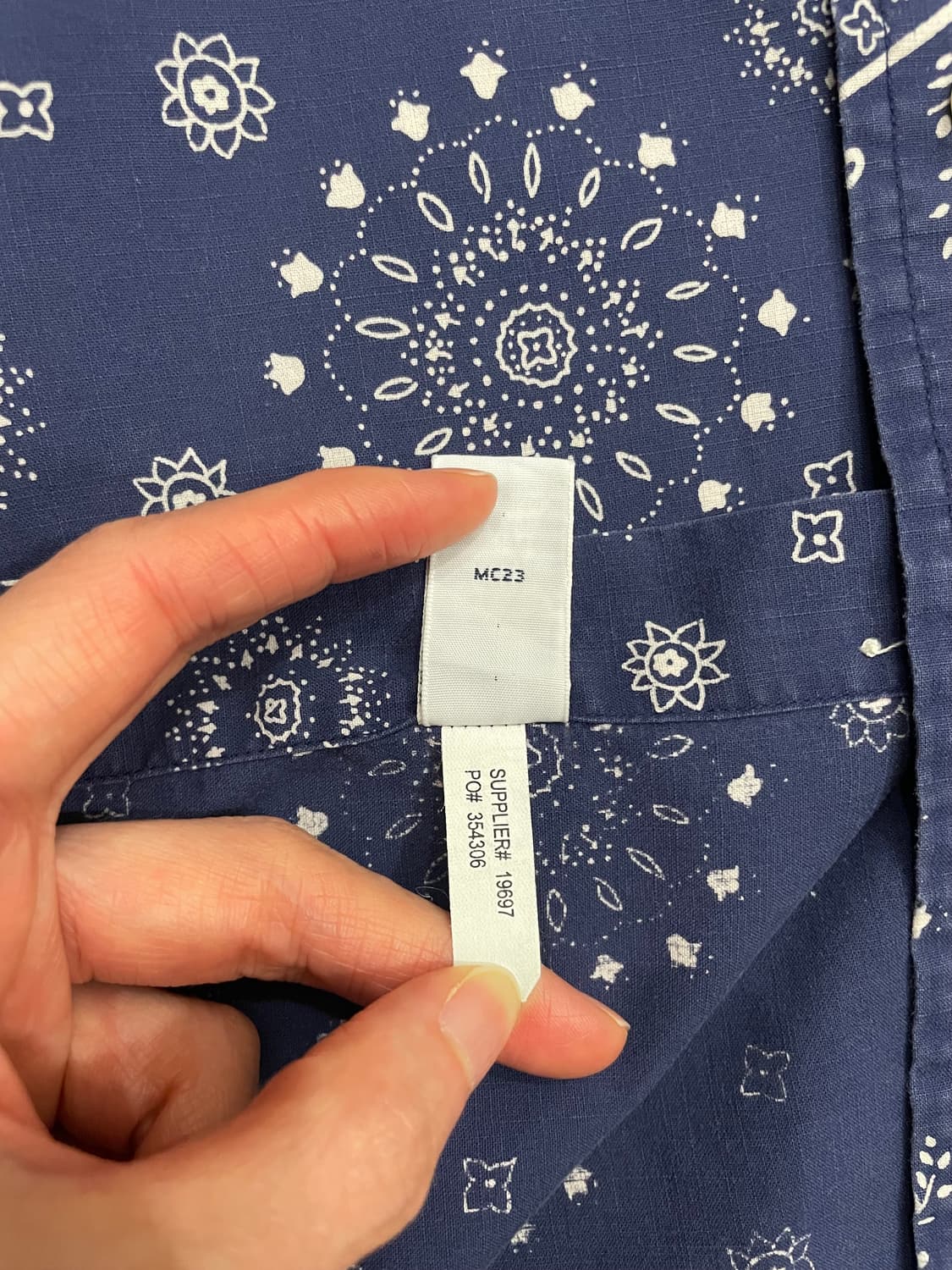 폴로 랄프로렌 페이즐리 반다나 패턴 캠프 셔츠 상품이미지7