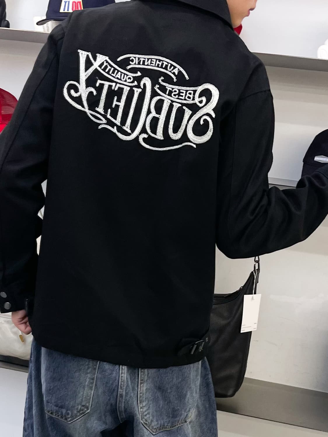 Subciety 체인 스티치 워크 자켓 상품이미지2