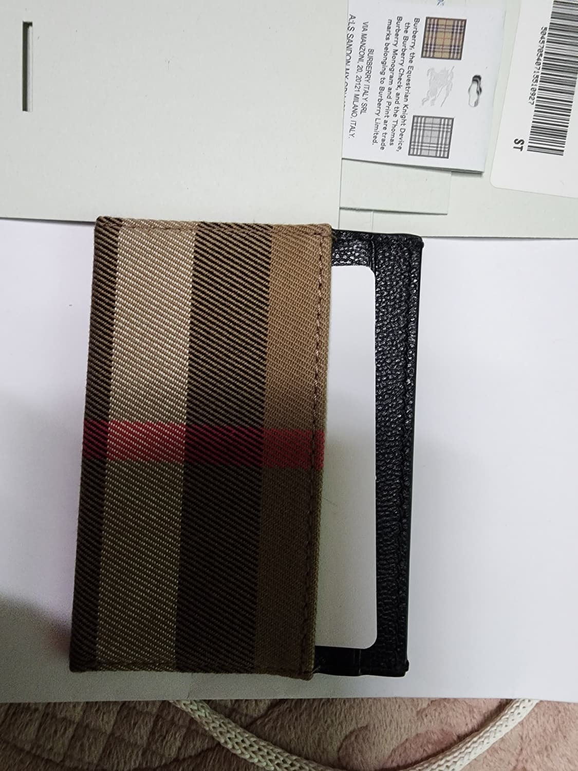 버버리체크 카드지갑 상품이미지2