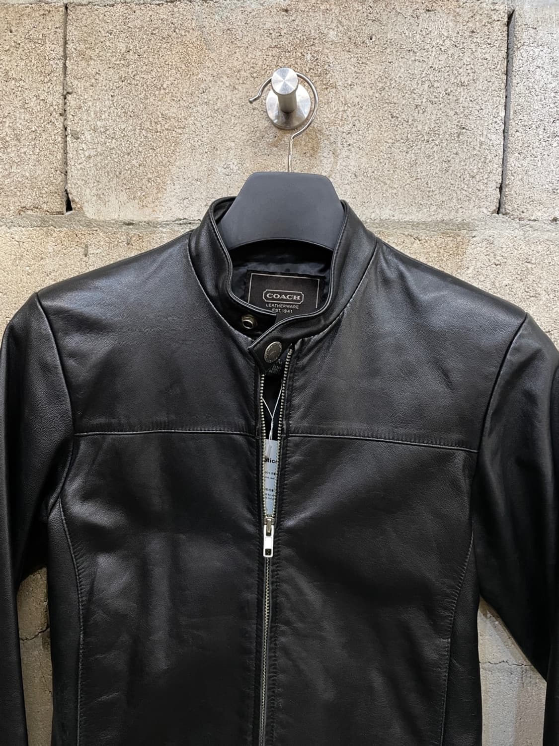 코치 램스킨 싱글 라이더 자켓 상품이미지2