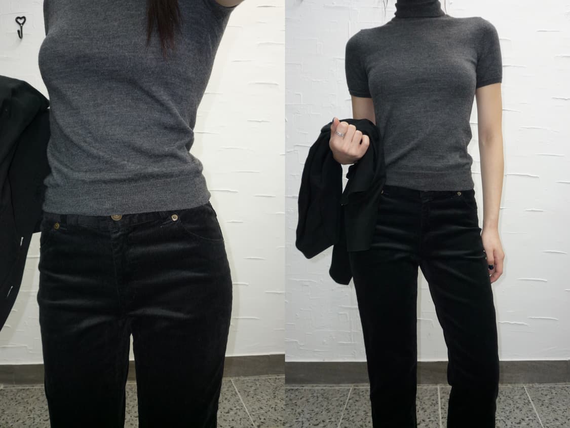 turtleneck short sleeve knit 상품이미지1