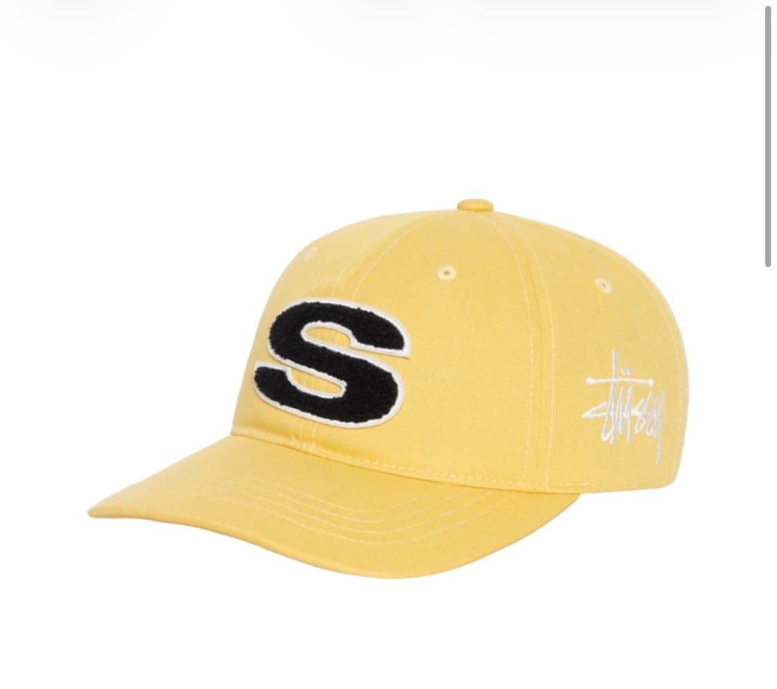 스투시 셔닐 S 로우 프로 캡 머스타드 상품이미지1