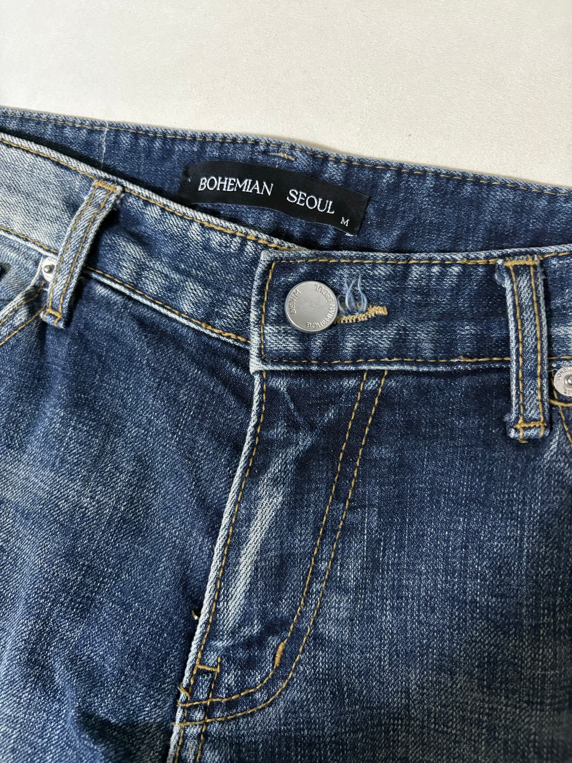 보헤미안서울 로우 데님 부츠컷 상품이미지2