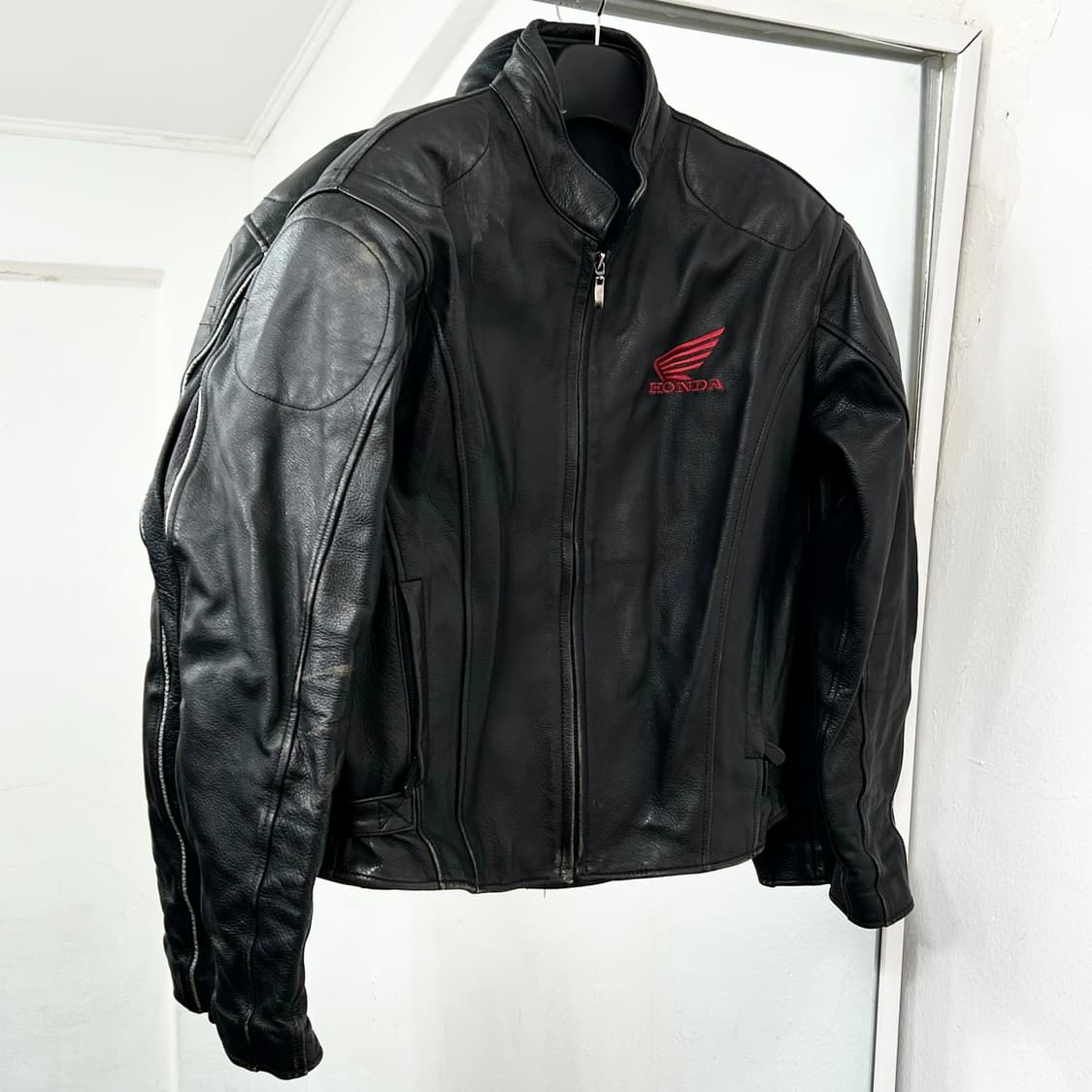 혼다 퍼스트윙 소가죽 레이싱 자켓 상품이미지5