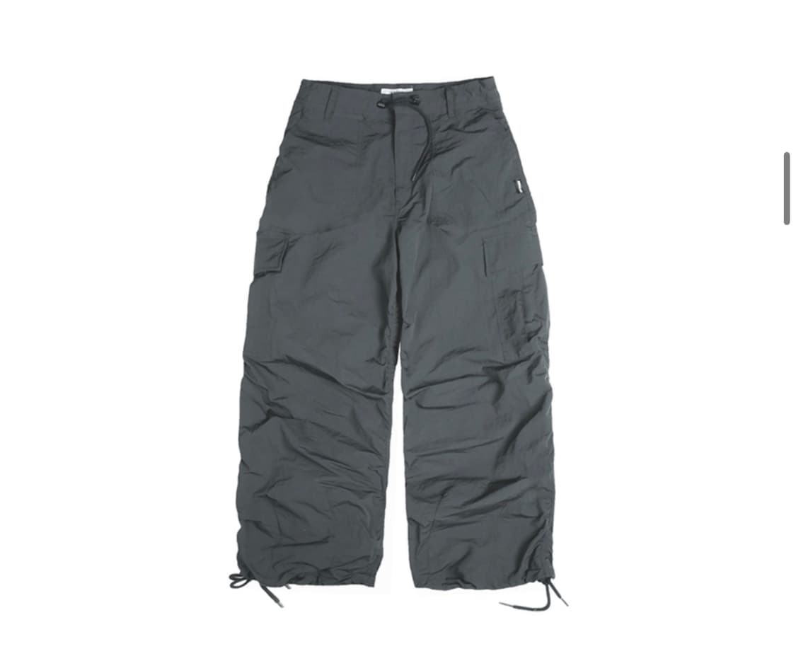 [S] 엑스톤즈 XP127 셔링 카고 팬츠 차콜(CHARCOAL) 상품이미지1