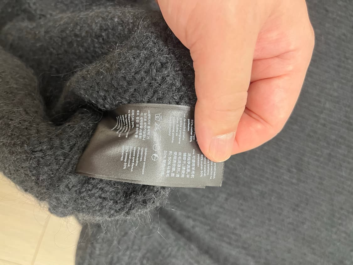 [L]아르켓 ARKET 블랙 니트 스웨터 상품이미지3