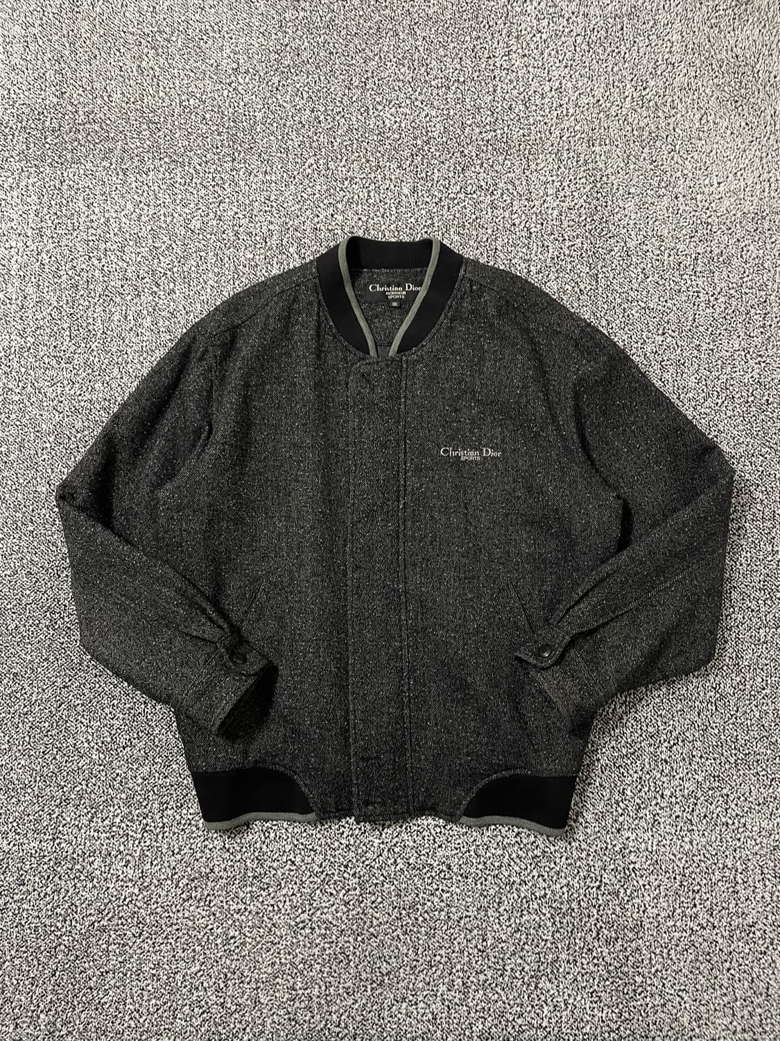 빈티지9. 크리스찬 디올 DIOR 몬슈어 스포츠 헤링본 블루종 자켓 상품이미지1