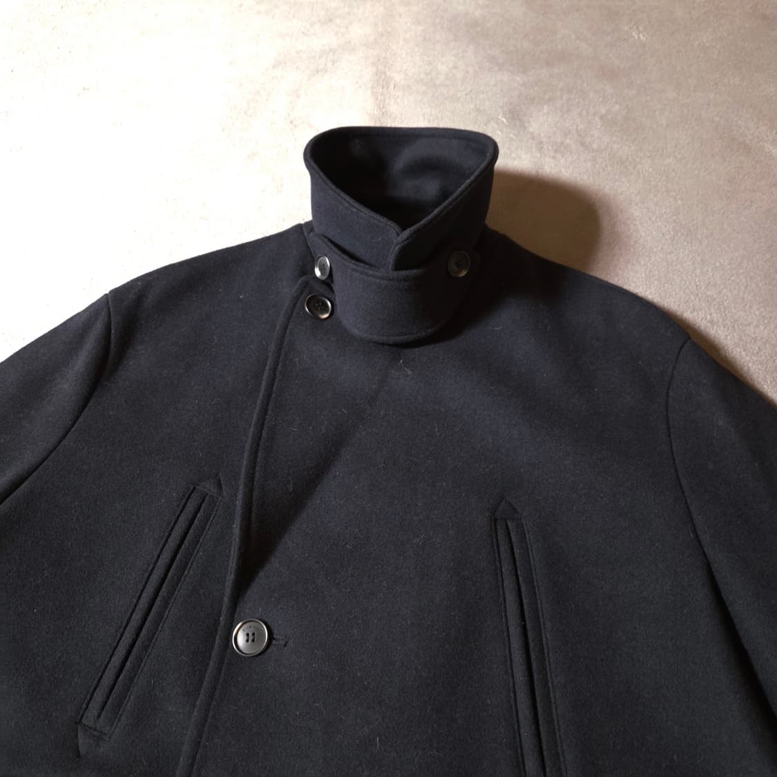 키뮤어 여성 오버 피코트 M 네이비 상품이미지3