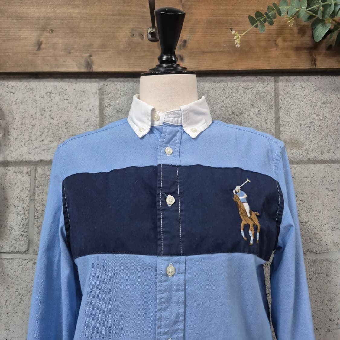 폴로 랄프로렌 블루 빅포니 셔츠 상품이미지2