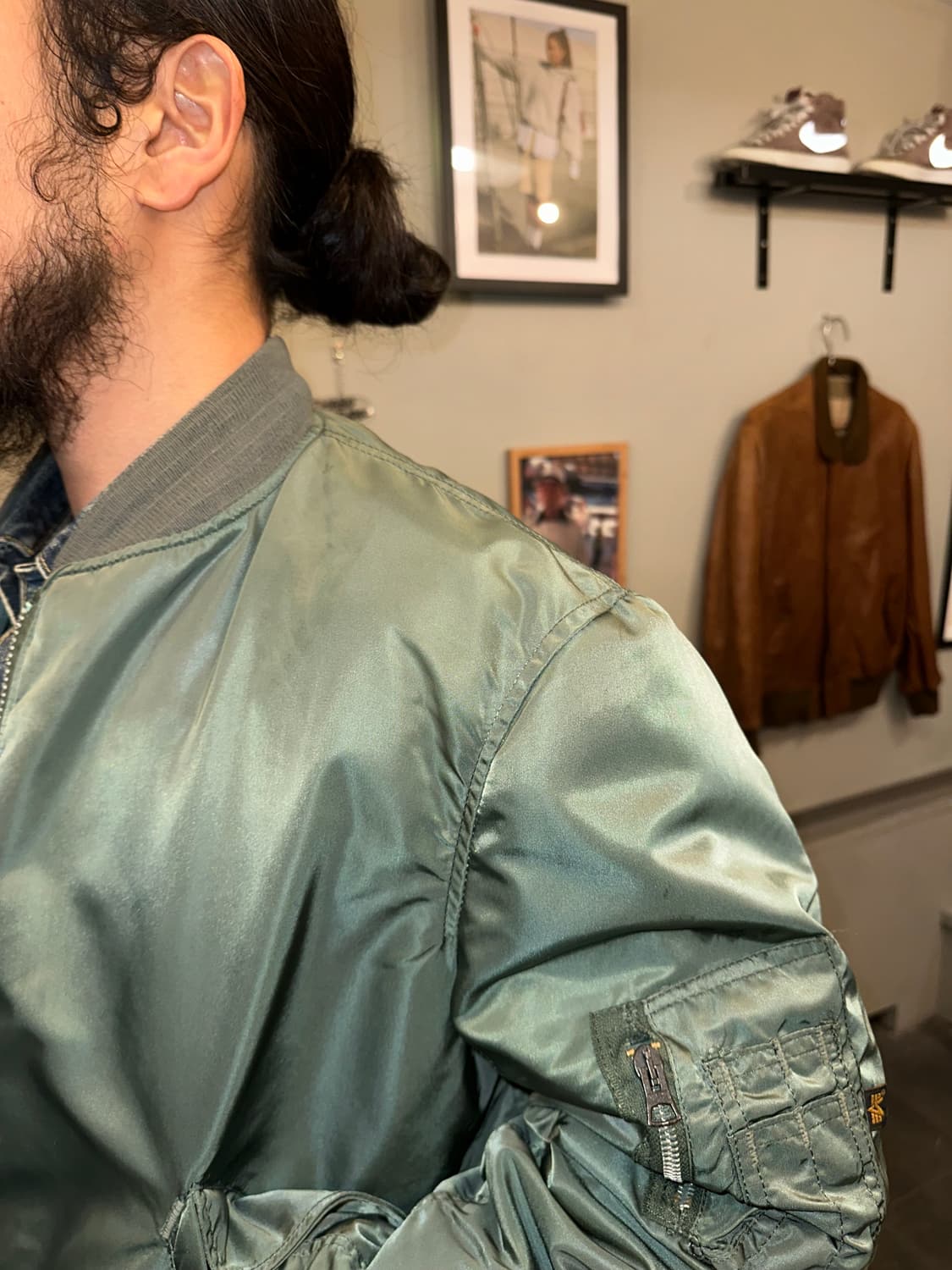 90’s Alpha Industries Ma-1 USA flight JK 상품이미지3