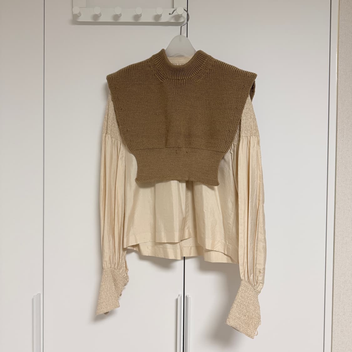 FUMIKAUCHIDA 후미카우치다 실크100 블라우스 상품이미지4