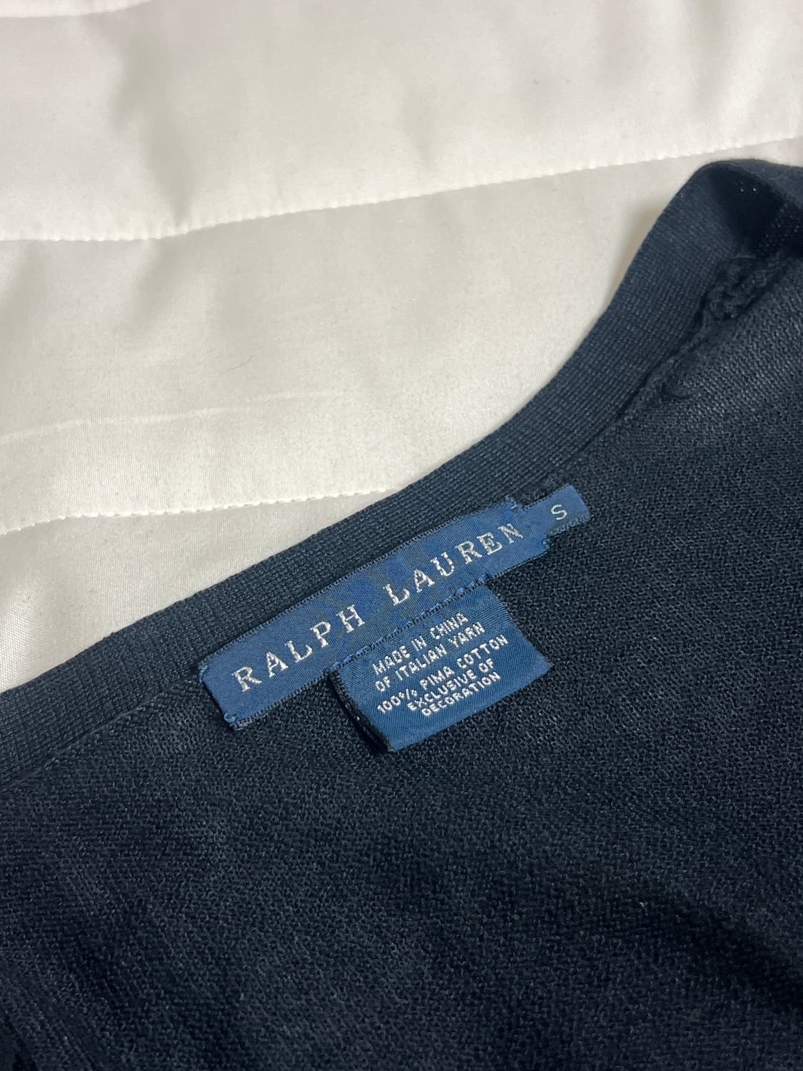 폴로 랄프로렌 네이비 가디건 S 상품이미지5