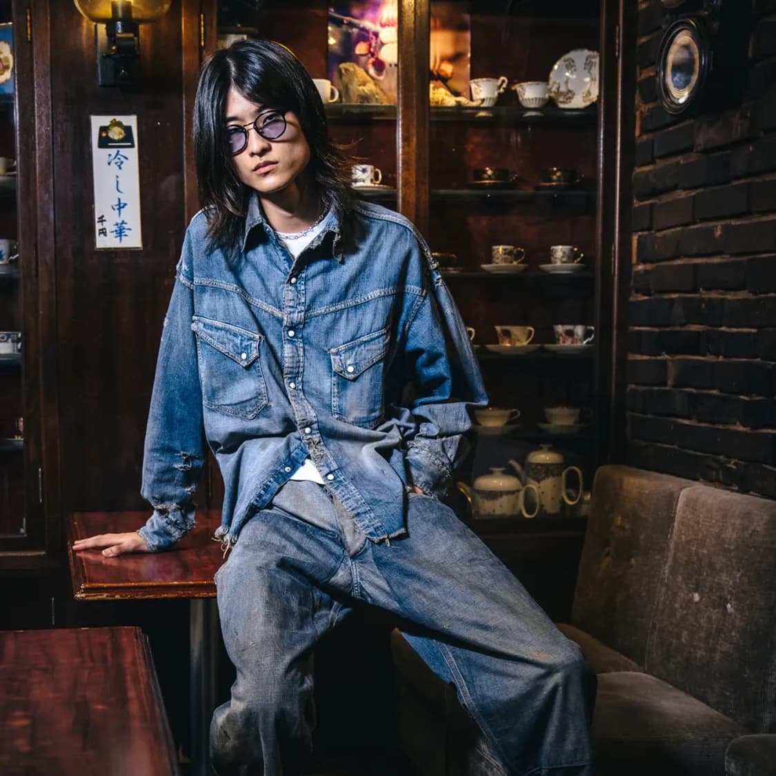 [m]세인트미카엘 데님셔츠 상품이미지2