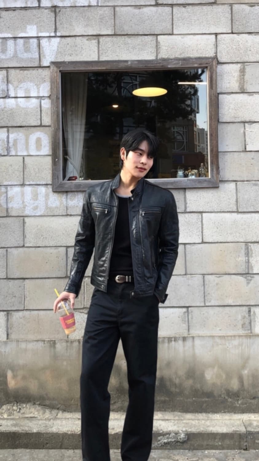 돌체앤가바나 정품 양가죽 레더자켓 레이싱자켓 상품이미지1