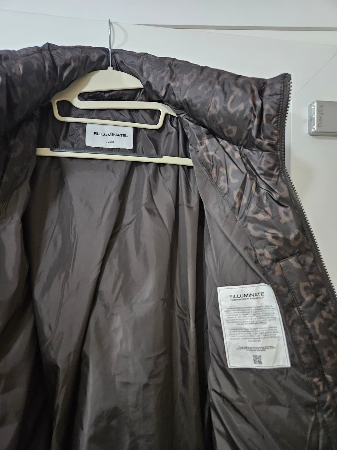 필루미네이트 레오파드패딩 L사이즈 상품이미지6