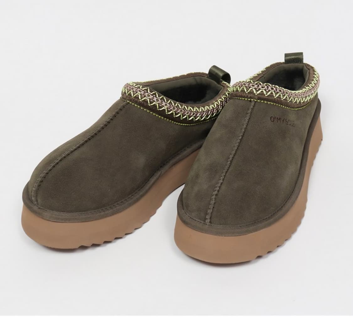 오마이솔 어그 슬리퍼 부츠 om306 올리브 새상품 230 상품이미지1