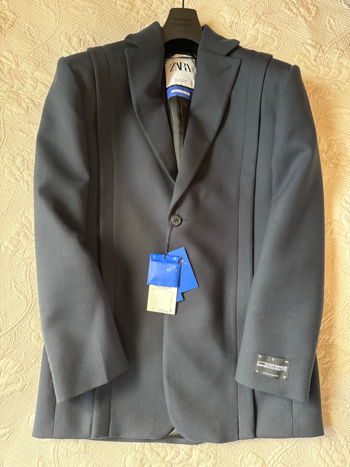 자라x아더에러(자더에러) 블레이저 네이비 S사이즈 (미사용) 상품이미지1