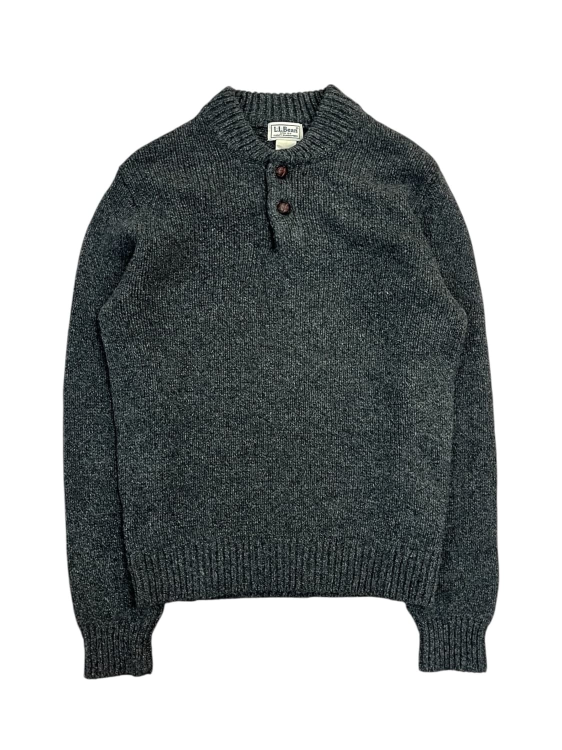 엘엘빈 버튼 니트 딥그레이 M #csz2366 상품이미지3