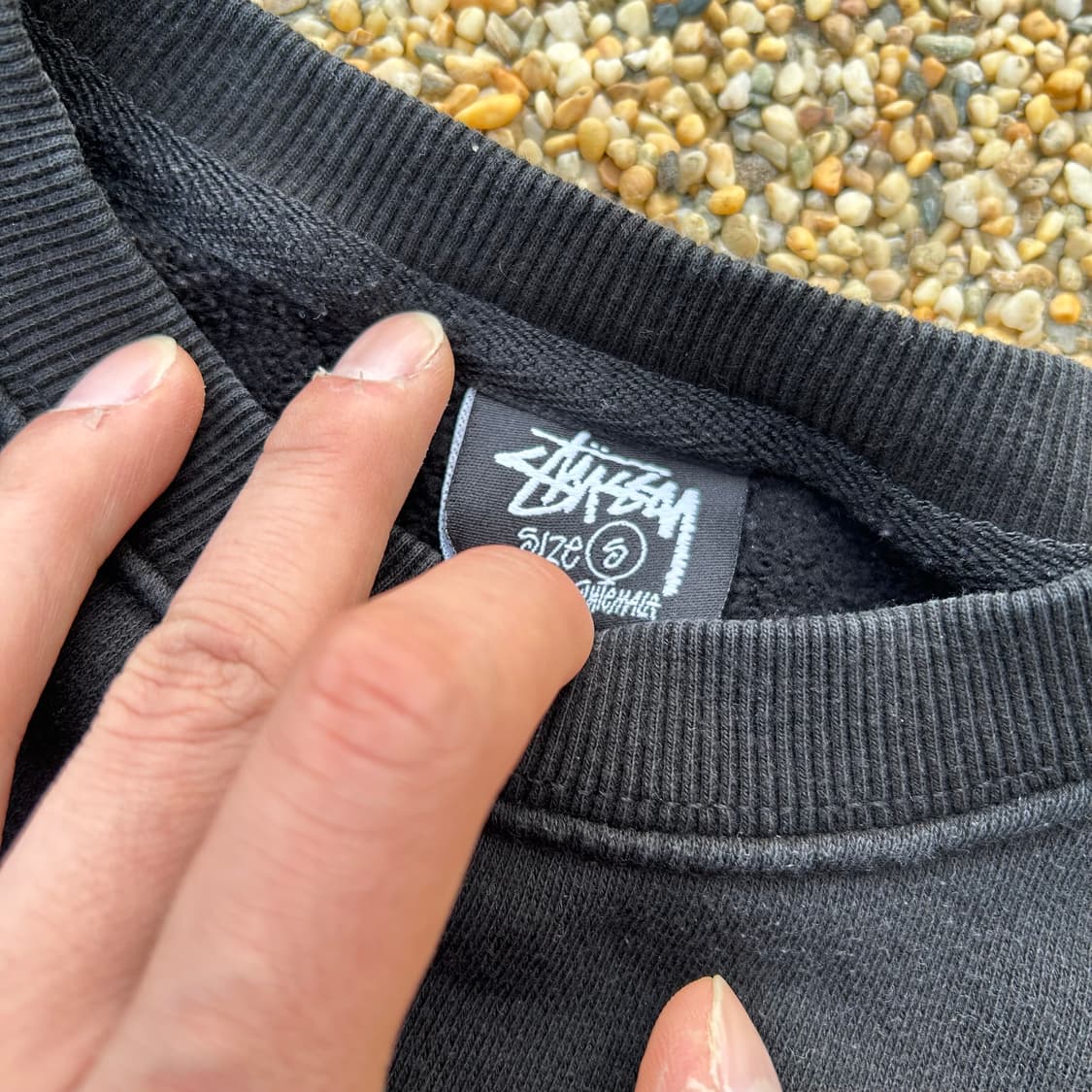 스투시 블랙 맨투맨 상품이미지4